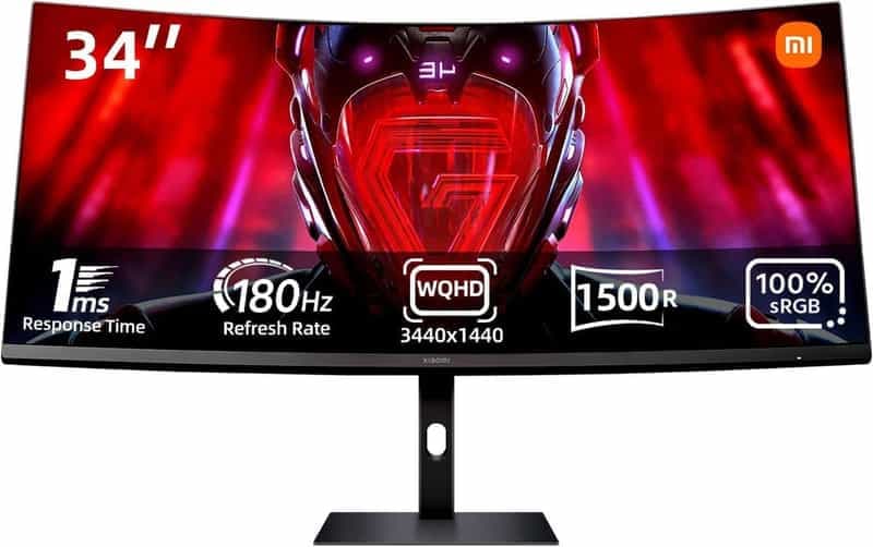 Découvrez l'écran PC Xiaomi G34WQi - Une immersion ultime pour les gamers !