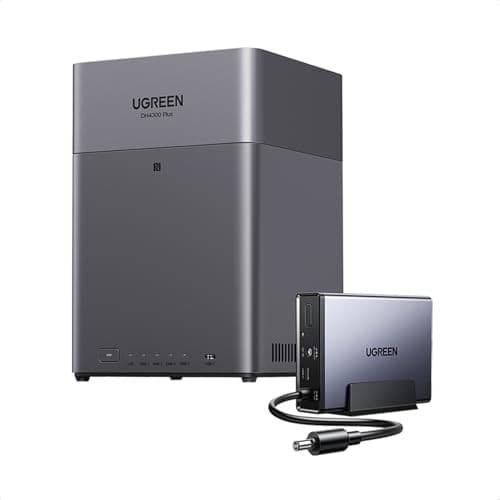 NAS 4 baies UGREEN avec UPS : Stockage intelligent et sécurisé