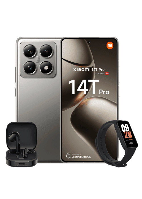 Pack Xiaomi 14T Pro avec Buds 6 Active et Band 8 Active + ODR et Bonus Reprise