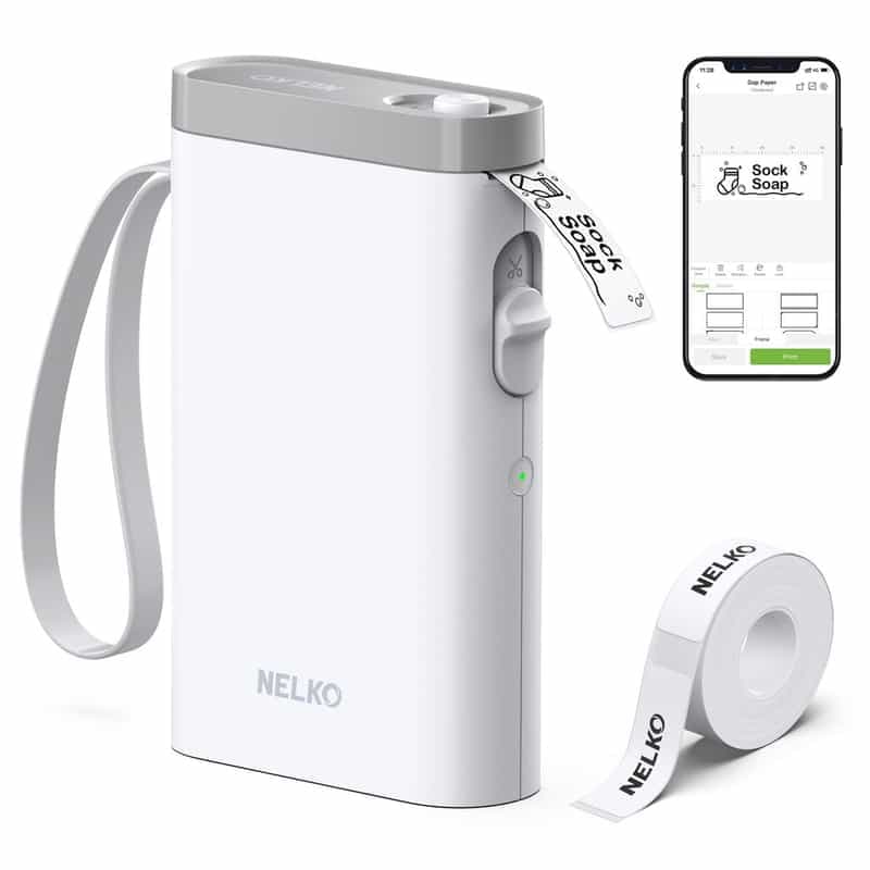 Étiqueteuse Portable Bluetooth Nelko P21 - Nouvelle Version 2023