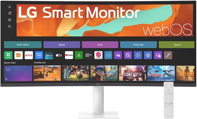 Écran PC incurvé LG 34" 34U601SA-W - WQHD 3440x1440