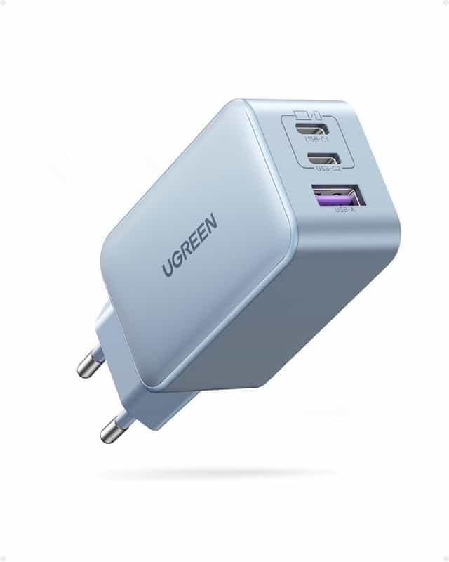 Chargeur Triple Ports USB-C GaN UGREEN Nexode - 65W (Détaillant tiers)