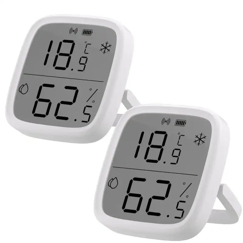 Lot de 2 capteurs de température et d'humidité SONOFF SNZB-02D - Zigbee