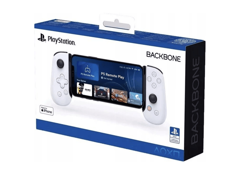 Manette Backbone One blanche pour PS5 et iPhone