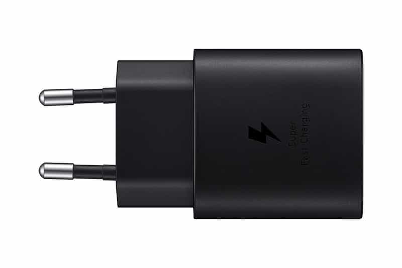 Chargeur Samsung USB-C 25W - Charge rapide, original, noir, sans câble