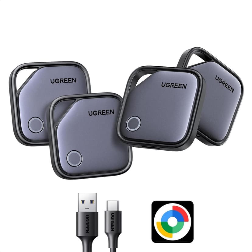 Lot de 4 traceurs Bluetooth Ugreen pour Android Find Hub