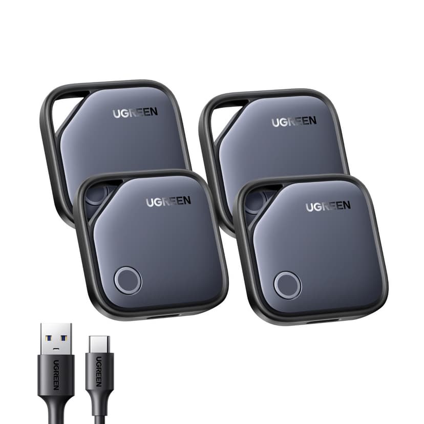Lot de 4 traceurs Ugreen FineTrack compatibles Apple Find My