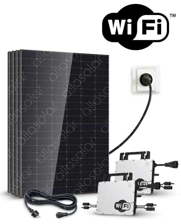 Ensemble solaire Plug & Play Hoymiles - 2000Wc, double face avec WI-FI intégré ⚡️🌞