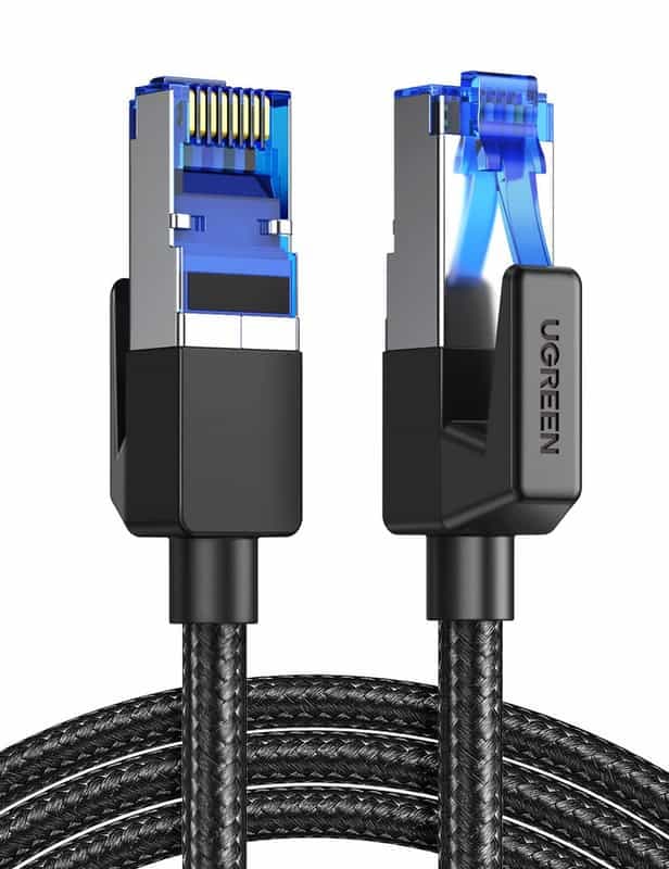 Câble de Connexion Réseau Cat 8 UGREEN - 1 mètre, Débit Ultra Rapide de 40Gbps