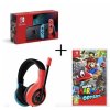 PACK CONSOLE SWITCH + MARIO ODYSSEE + CASQUE BLEU ROUGE GAMING