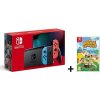 Console Nintendo Switch Néon V2 : Nouvelle version + Animal Crossing switch (version FR)