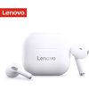 Lenovo LivePods LP40 écouteurs semi-intra-auriculaires Bleutooth 5.0, Casque sans fil de sport avec suppression du bruit Blanc