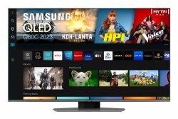 TV Samsung QLED TQ55Q80C 138 cm 4K UHD Smart TV 2023 Argent carbone