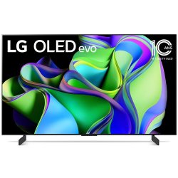TV OLED Evo LG OLED42C3 106 cm 4K UHD Smart TV 2023 Noir et Argent