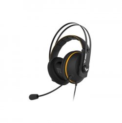 ASUS  TUF Gaming H7 Core Gaming Headset 53mm Driver 3.5mm Jack Boom Mic Stainless-Steel Yellow - 4718017194969