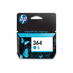 HP 364 Cartouche d'encre cyan authentique (CB318EE) pour HP DeskJet 3070A et HP Photosmart 5525/6525
