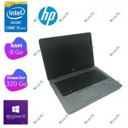HP EliteBook 840 G1 - Intel Core i5 4210U - RAM 8 Go - HDD 320 Go - 14- - Windows 10 professionnel  - ORDINATEUR PORTABLE
