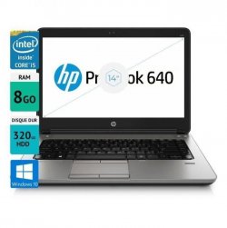 HP Probook 640 G1 - PC Portable 14- - Intel Core i5-4200M - 8Go RAM - 320Go HDD - Windows 10