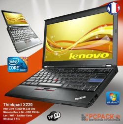 Lenovo Thinkpad X220 Core i5-2520M 2.60Ghz 12.5- Wifi Windows 7 Pro