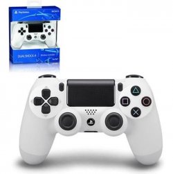 Manette Pad Officiel Sony PlayStation 4 PS4 Dual Shock 4 Wireless Sans Fil, Blanc