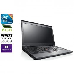 Ordinateur portable Lenovo Thinkpad X230 Core I5 Disque SSD 500GB 6GB RAM Win 10