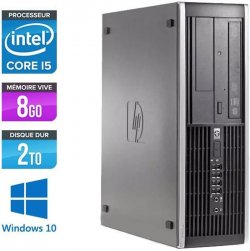 HP Elite 8200 - i5 - 8Go -HDD 2 To -Windows 10 - Unité centrale