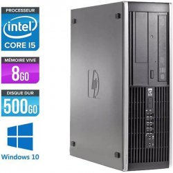 Pc de bureau HP 8100 SFF - i5 - 8Go - 500Go HDD - Windows 10