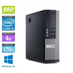 Pc de bureau Dell 7010 -Core i5-3470 -4Go-120Go SSD -Windows 10