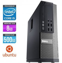 Pc de bureau Dell 790 - Core i5-2400 - 8Go - 500Go - Linux