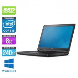 Pc portable Dell E5540 - i5-4300U - 8 Go -240Go SSD-Windows 10