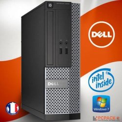 UNITE CENTRALE - PC BUREAU DELL OPTIPLEX 3020 DESKTOP INTEL RAM 8 GO HDD 500 GO